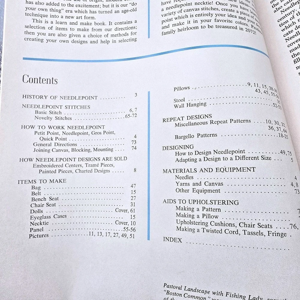 Vtg 1971 McCall's Needlepoint Book 2 Instructions & Patterns for Beginners‎
